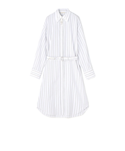 コンパクトプレーンコットン シャツワンピース