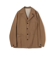 SUPER120’Sウール シングルブレステッド 4Bバルカラージャケット