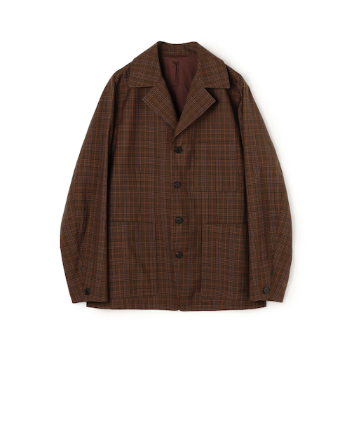 SUPER120’Sウール シングルブレステッド 4Bバルカラージャケット