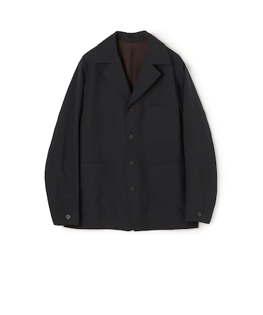 SUPER120’Sウール シングルブレステッド 4Bバルカラージャケット