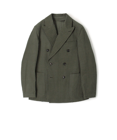 コットンコーデュロイ ダブルブレステッド6Bジャケット ALBINI