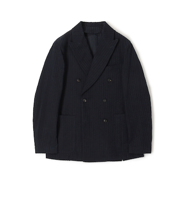 コットンコーデュロイ ダブルブレステッド6Bジャケット ALBINI