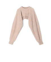 ウールブークレー クロップドニット