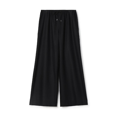 【WEB先行予約】ウールカシミヤポプリン ドロストパンツ