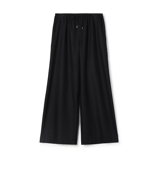 【WEB先行予約】ウールカシミヤポプリン ドロストパンツ