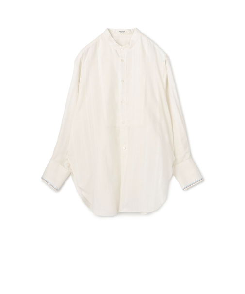 ドビーストライプ チュニックシャツ