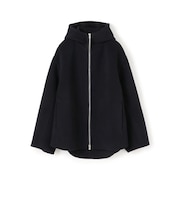 【WEB先行予約】ウールカシミヤダブルフェイス フーデッドショートコート