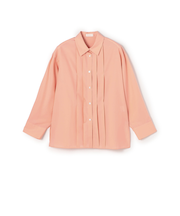 ハイカウントポプリン フロントタックシャツ