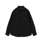 80/2スーピマコットン ダブルポケットシャツブルゾン BORGHI