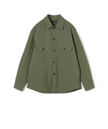 80/2スーピマコットン ダブルポケットシャツブルゾン BORGHI