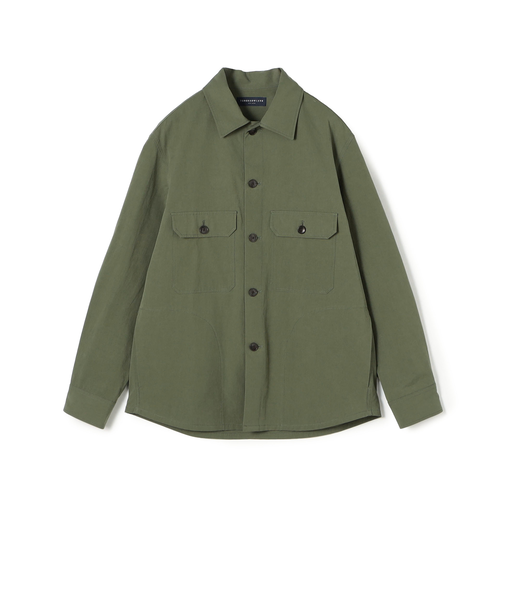 80/2スーピマコットン ダブルポケットシャツブルゾン BORGHI