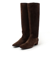 FABIO RUSCONI VELOUR ロングブーツ