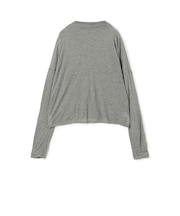 レーヨンカシミヤジャージー ビルドネックプルオーバー
