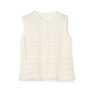 シルクシフォン ノースリーブブラウス