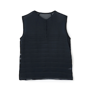 シルクシフォン ノースリーブブラウス