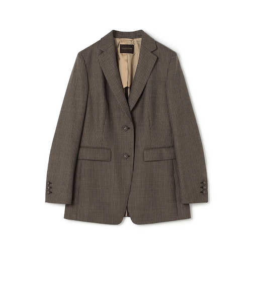 シングルトラックストライプ 2Bテーラードジャケット