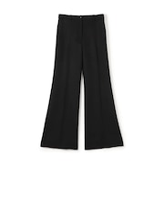 ナチュラルストレッチウール セミフレアパンツ