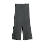 ナチュラルストレッチウール セミフレアパンツ