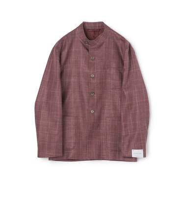 【別注】CARUSO ウールシルクリネン フォレスティエールジャケット