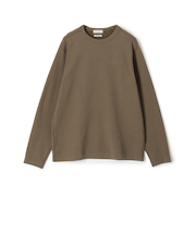 コットン 接結 クルーネックカットソー