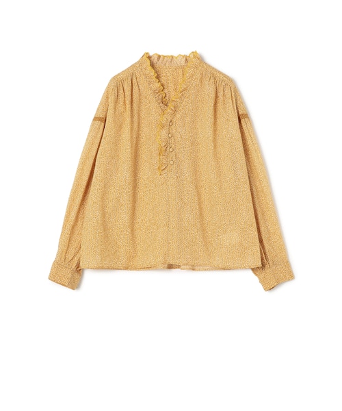 [美品] 別注 金子綾 × TOMORROWLAND タフタ チュチュブラウス 別注】金子綾×TOMORROWLAND ポリエステルシルクタフタ チュチュ