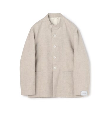 【別注】CARUSO コットンリネンウール フォレスティエールジャケット