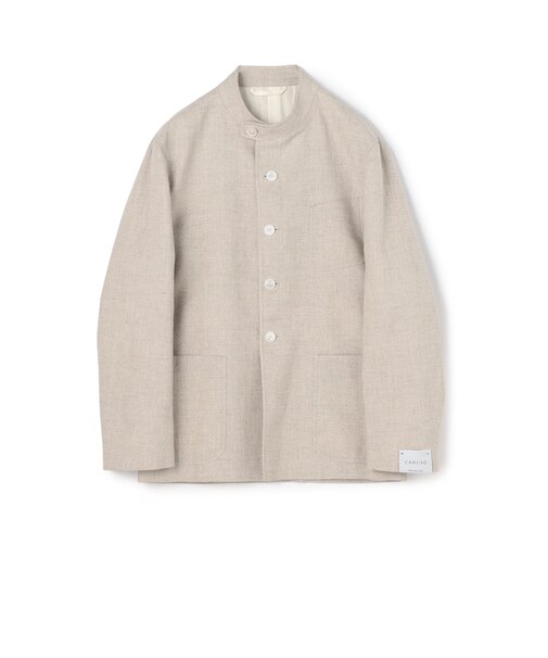 【別注】CARUSO コットンリネンウール フォレスティエールジャケット