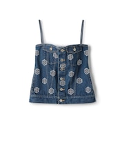 KANAKO SAKAI KAMON DENIM BUSTIER