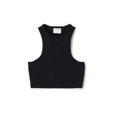 Courreges JERSEY BRA ナイロンポリウレタン クロップドタンクトップ