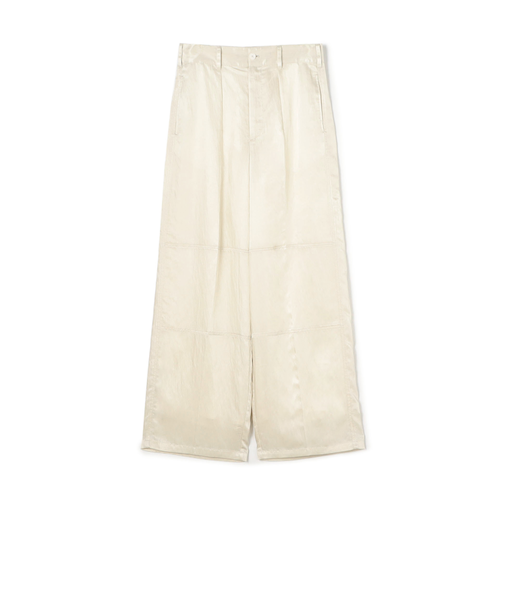レーヨンナイロンカルゼ タックワイドパンツ