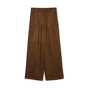 レーヨンナイロンカルゼ タックワイドパンツ