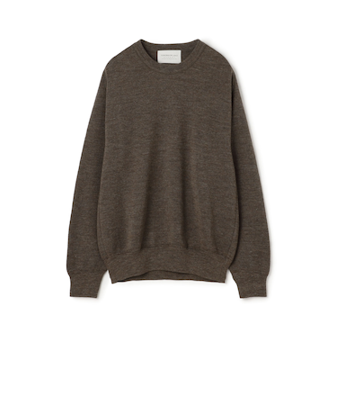 TOMORROWLAND Tricot ウールラミー クルーネックプルオーバー