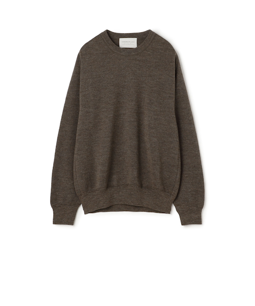 TOMORROWLAND Tricot ウールラミー クルーネックプルオーバー