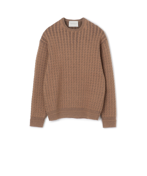 TOMORROWLAND tricot アルパカポリエステル クルーネックプルオーバー