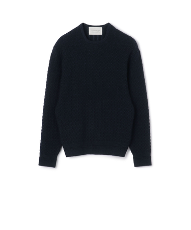 TOMORROWLAND tricot アルパカポリエステル クルーネックプルオーバー