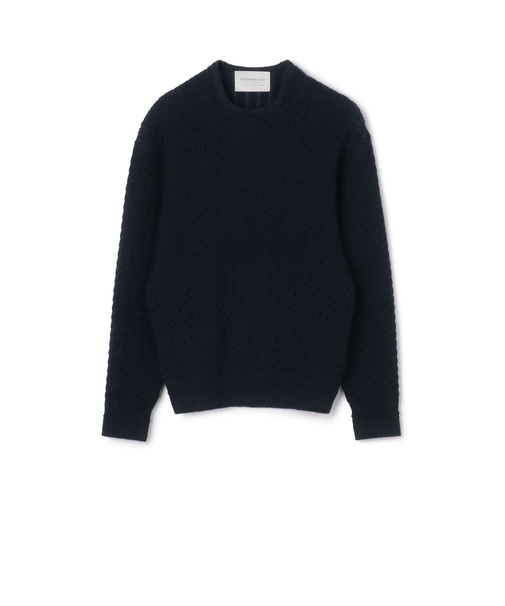 TOMORROWLAND tricot アルパカポリエステル クルーネックプルオーバー