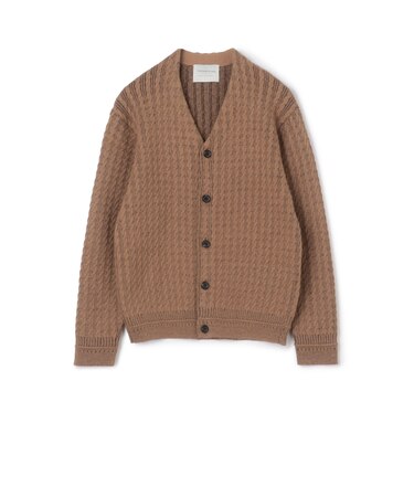 TOMORROWLAND tricot アルパカポリエステル Vネックカーディガン