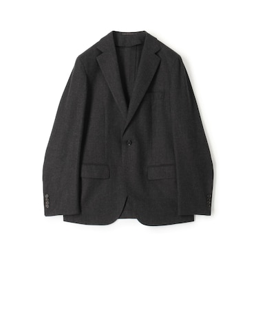 ウールナチュラルストレッチ シングルブレステッド 2Bジャケット DRAGO