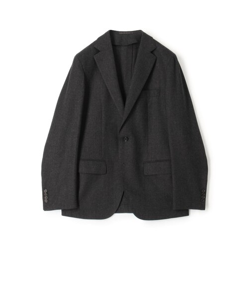 ウールナチュラルストレッチ シングルブレステッド 2Bジャケット DRAGO