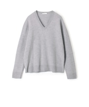 スラブ縮絨 Vネックプルオーバー