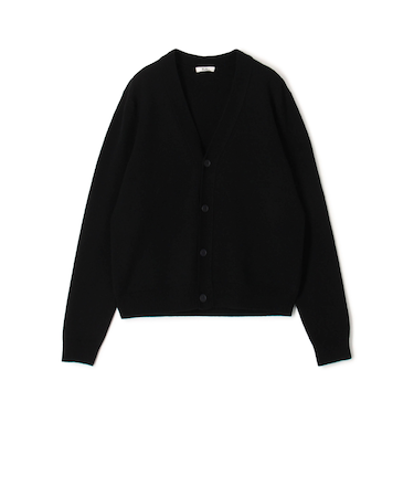 エクストラファインウール Vネックカーディガン