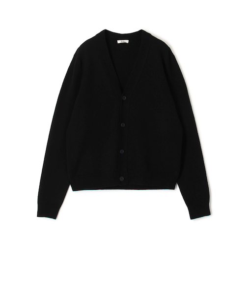 エクストラファインウール Vネックカーディガン