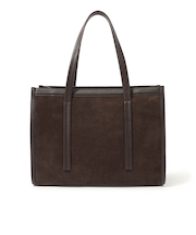 TOMORROWLAND シュリンクレザー×スウェードコンビ トートバッグ