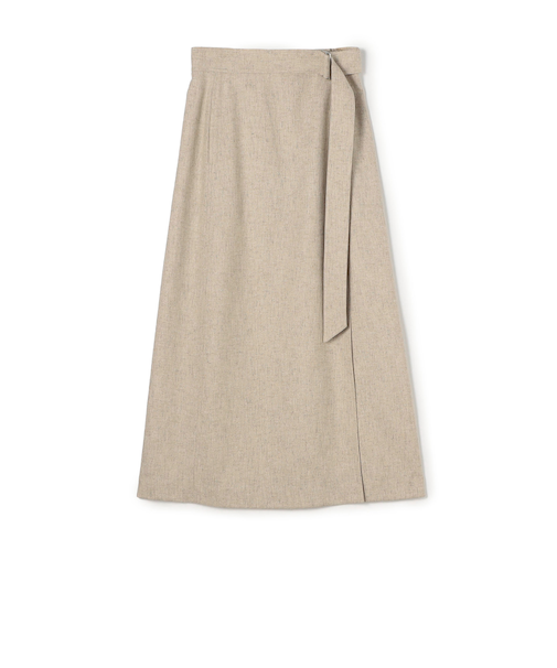 シルクネップツイード マキシスカート