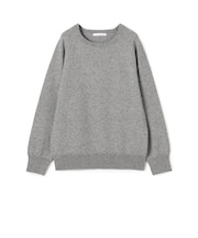 スエットニット クルーネックプルオーバー