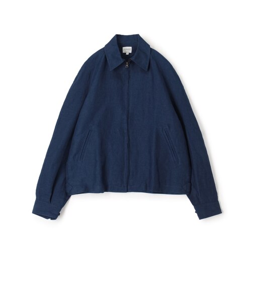 【別注】EASTMOND APPAREL リネンジップアップシャツブルゾン