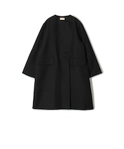 ダブルフェイスツイル オープンカラーコート