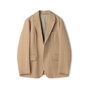 コットンウールトリコチン ボックスジャケット