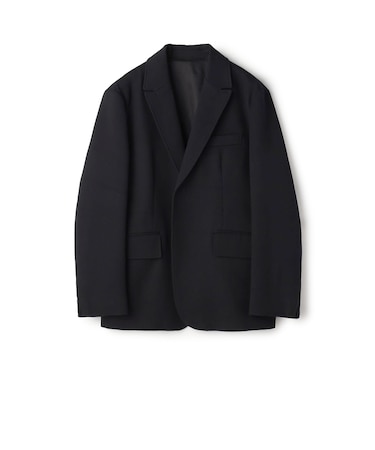 コットンウールトリコチン ボックスジャケット