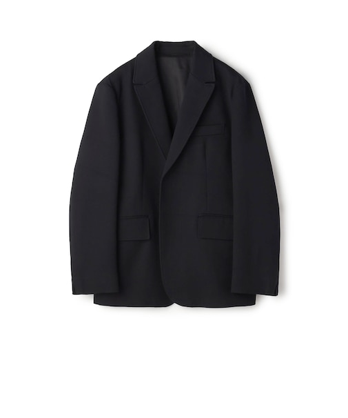 コットンウールトリコチン ボックスジャケット